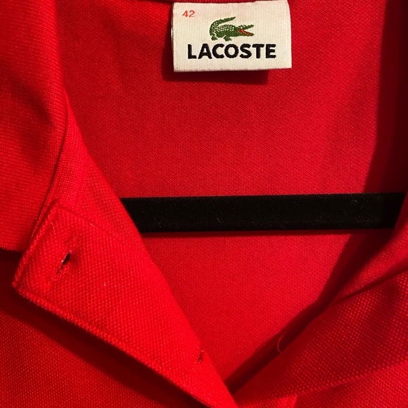 Lacoste Women's Red Polo Shirt - Picture 3 of 5